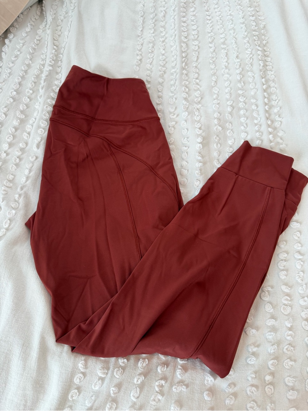 Athleta Rust Red Distance Jogger Leggings XXS